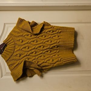 Zara short ruffled sleeved sweater